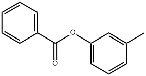 安息香酸3-メチルフェニル 化学構造式