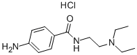 盐酸普鲁卡因胺,614-39-1,结构式