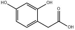 2,4-dihydroxyphenylacetic acid Structure