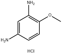 2,4-ジアミノアニソール二塩酸塩 化学構造式