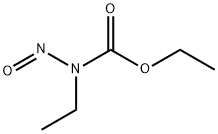 N-エチル-N-ニトロソカルバミン酸エチル 化学構造式