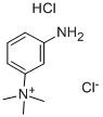 TRIMETHYL(M-AMINOPHENYL)AMMONIUM*CHLORID E HYDROCHLO Struktur