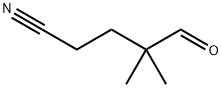 2,2-二甲基-4-氰基丁醛, 6140-61-0, 结构式