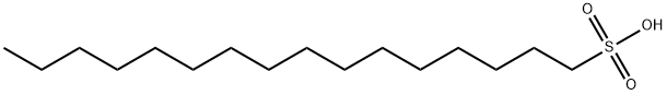 hexadecane-1-sulphonic acid Structure