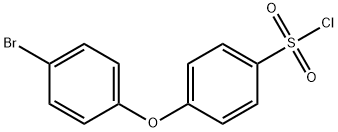 4-(4-BROMO-PHENOXY)-BENZENESULFONYL CHLORIDE Struktur