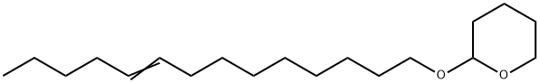 テトラヒドロ-2-(9-テトラデセニルオキシ)-2H-ピラン 化学構造式