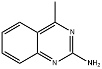 2-氨基-4-甲基-喹唑啉, 6141-02-2, 结构式