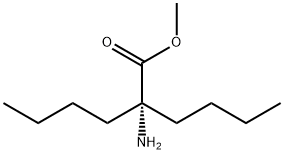 2-アミノ-2-ブチルヘキサン酸メチル 化学構造式