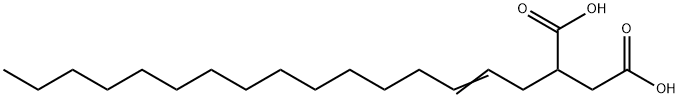 1-トリデシル-1-ペンテン-4,5-ジカルボン酸 化学構造式
