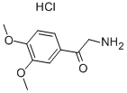2-氨基-3',4'-二甲氧基苯乙酮盐酸盐 结构式