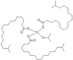 Titanium triisostearoylisopropoxide  Struktur