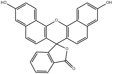 ナフトフルオレセイン 化学構造式
