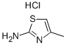 2-氨基-4-甲基噻唑盐酸盐, 6142-15-0, 结构式
