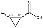 顺式-2-甲基环丙烷羧酸, 6142-57-0, 结构式