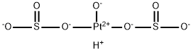 亚硫酸铂溶液 结构式