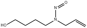 4-hydroxybutyl-(2-propenyl)nitrosamine Struktur