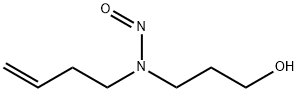 3-butenyl-(3-hydroxypropyl)nitrosamine Struktur