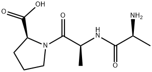 H-ALA-ALA-PRO-OH, 61430-04-4, 结构式