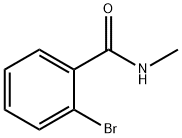 2-ブロモ-N-メチルベンズアミド 化学構造式