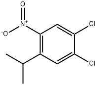 1,2-dichloro-4-(isopropyl)-5-nitrobenzene Struktur