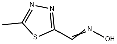 5-メチル-1,3,4-チアジアゾール-2-カルボアルデヒドオキシム 化学構造式