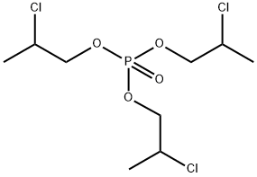 りん酸トリス(2-クロロプロピル) 化学構造式