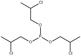 三(2-氯丙基)亚磷酸酯, 6145-74-0, 结构式