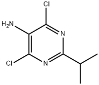 4,6-二氯-2-异丙基嘧啶-5-胺 结构式