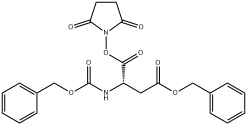 (3S)-丁酸4-[(2,5-二氧代-1-吡咯烷基)氧基]-4-氧代-3-[[(苯基甲氧基)羰基]氨基]-,苯甲酯, 61464-33-3, 结构式