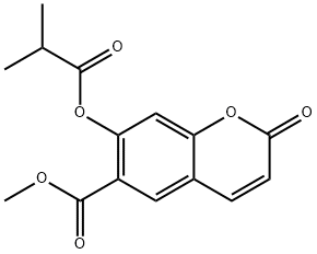 Officinalin isobutyrate Struktur