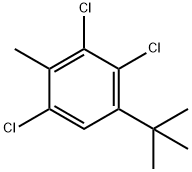 2,3,6-trichloro-4-tert-butyltoluene Structure