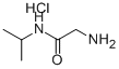 2-アミノ-N-イソプロピルアセトアミド塩酸塩 化学構造式