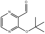 Pyrazinecarboxaldehyde, 3-(1,1-dimethylethoxy)- (9CI) Structure