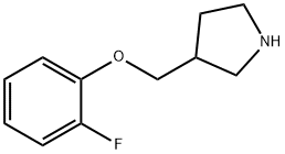 3-(2-Fluoro-phenoxymethyl)-pyrrolidine Structure