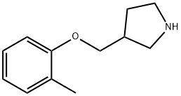3-o-Tolyloxymethyl-pyrrolidine Structure