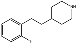 4- [2-(2-氟苯基)乙基]哌啶(SALTDATA:FREE), 614731-85-0, 结构式