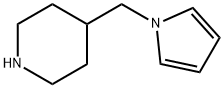 Piperidine, 4-(1H-pyrrol-1-ylmethyl)- (9CI) Structure