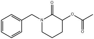 3-(ACETYLOXY)-1-(PHENYLMETHYL)-2-PIPERIDINONE Structure