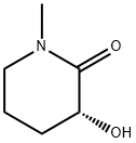 2-Piperidinone,3-hydroxy-1-methyl-,(3R)-(9CI) 化学構造式