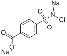 4-(ソジオクロロアミノスルホニル)安息香酸ナトリウム 化学構造式