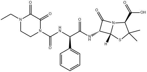 ピペラシリン 化学構造式