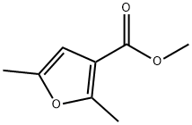 2,5-二甲基-3-呋喃酸甲酯, 6148-34-1, 结构式