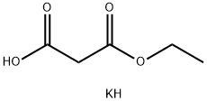 丙二酸单乙酯钾盐,6148-64-7,结构式