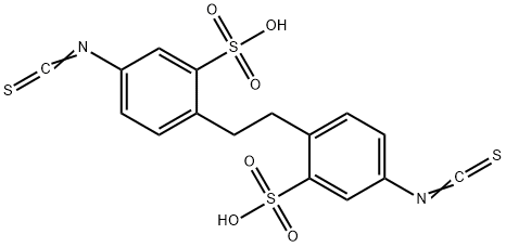 4,4'-Diisothiocyano-2,2'-dihydrostilbenedisulfonic Acid Struktur