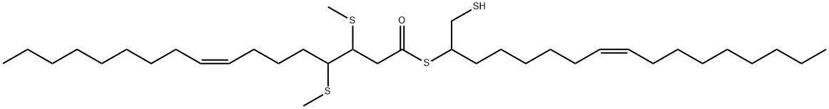 4,5-双(甲硫代)-1,3-二硫杂环戊烯-2-酮, 61485-46-9, 结构式
