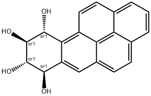 7,8,9,10-TETRAHYDROXY-7,8,9,10-TETRAHYDROBENZO(A)PYRENE Struktur