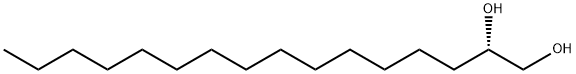 (S)-1,2-十六烷二醇 结构式