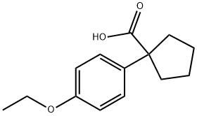 1-(4-ethoxyphenyl)cyclopentane-1-carboxylic acid|