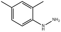 (2,4-ジメチルフェニル)ヒドラジン 化学構造式