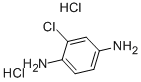 2-氯-对苯二胺二盐酸盐, 615-46-3, 结构式